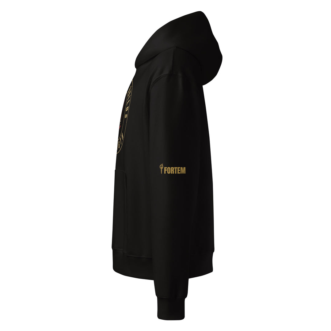 Sacrifice Builds Strength Oversized heavyweight hoodie-Fortem Apparel