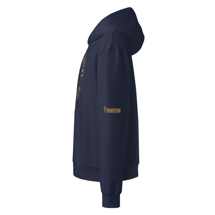 Sacrifice Builds Strength Oversized heavyweight hoodie-Fortem Apparel