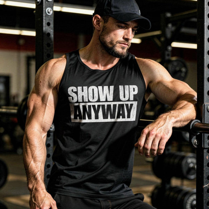 Show Up Anyway - Tank-Fortem Apparel