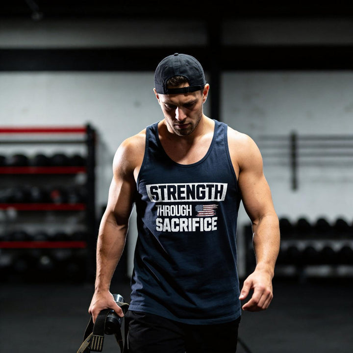 Strength Through Sacrifice — Tank-Fortem Apparel