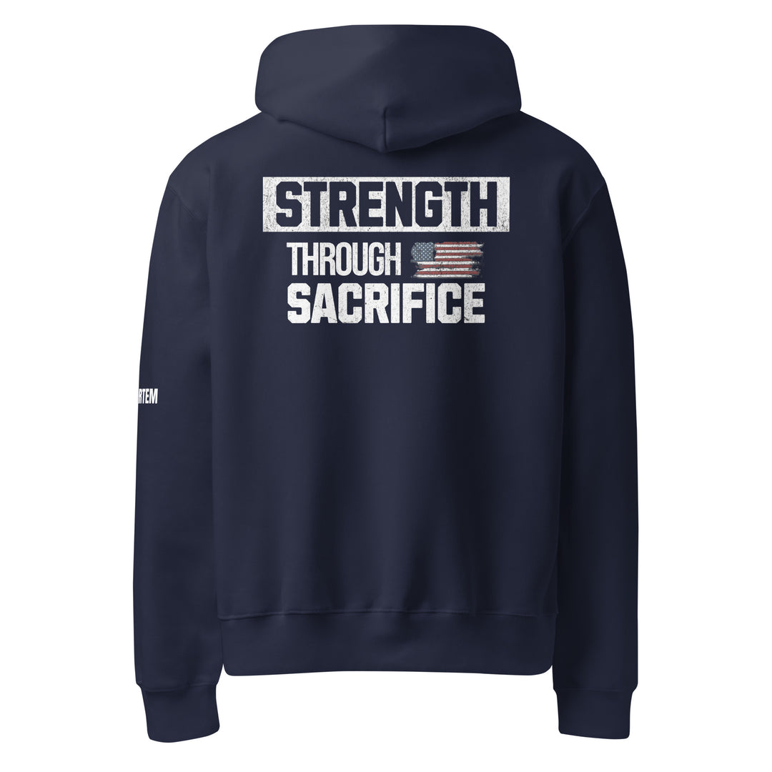 Strength Through Sacrifice Oversized heavyweight hoodie-Fortem Apparel
