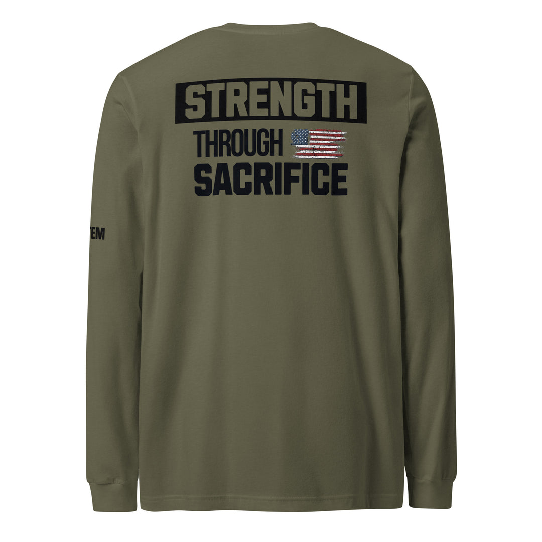 Strength Through Sacrifice Long Sleeve Tee-Fortem Apparel