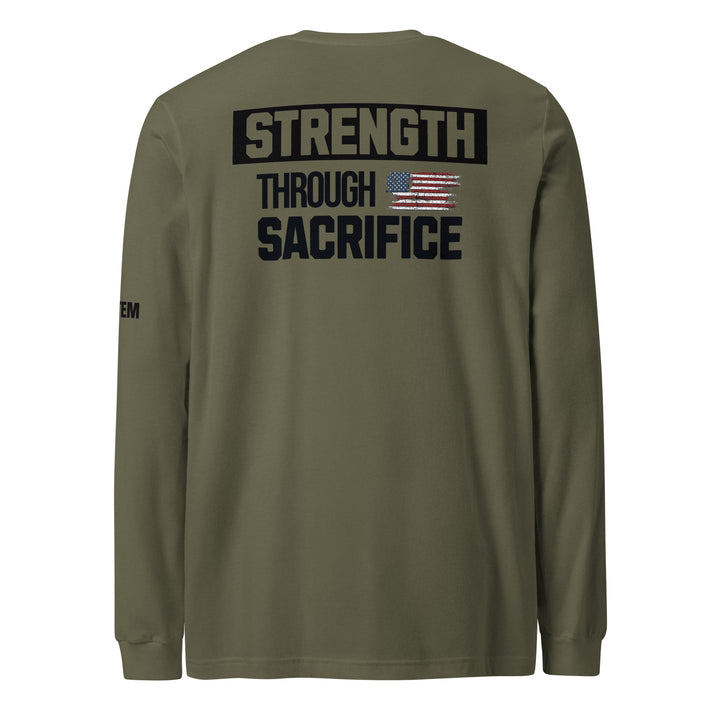 Strength Through Sacrifice Long Sleeve Tee-Fortem Apparel