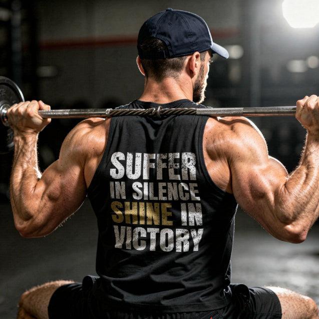 Suffer In Silence Shine In Victory - Tank-Fortem Apparel