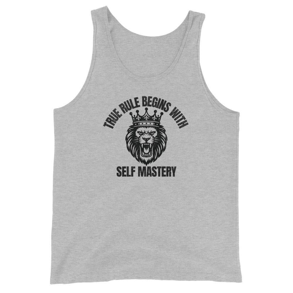 True Rule Begins With Self Mastery - Tank-Fortem Apparel