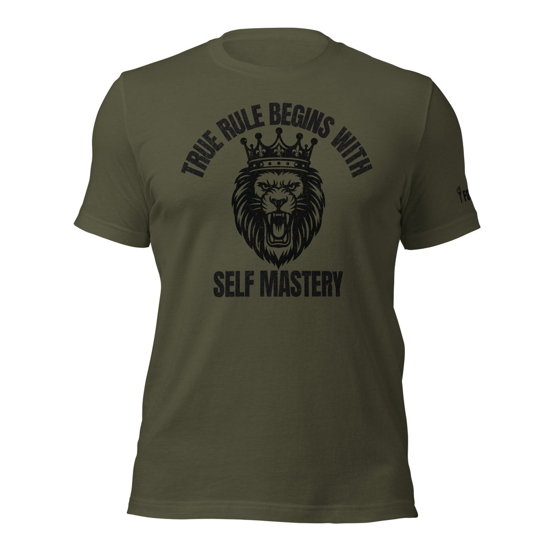 True Rule Begins With Self Mastery t-shirt-Fortem Apparel