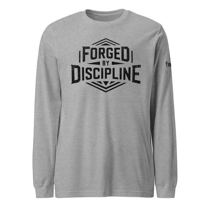 Forged By Discipline - Long Sleeve Tee-Fortem Apparel