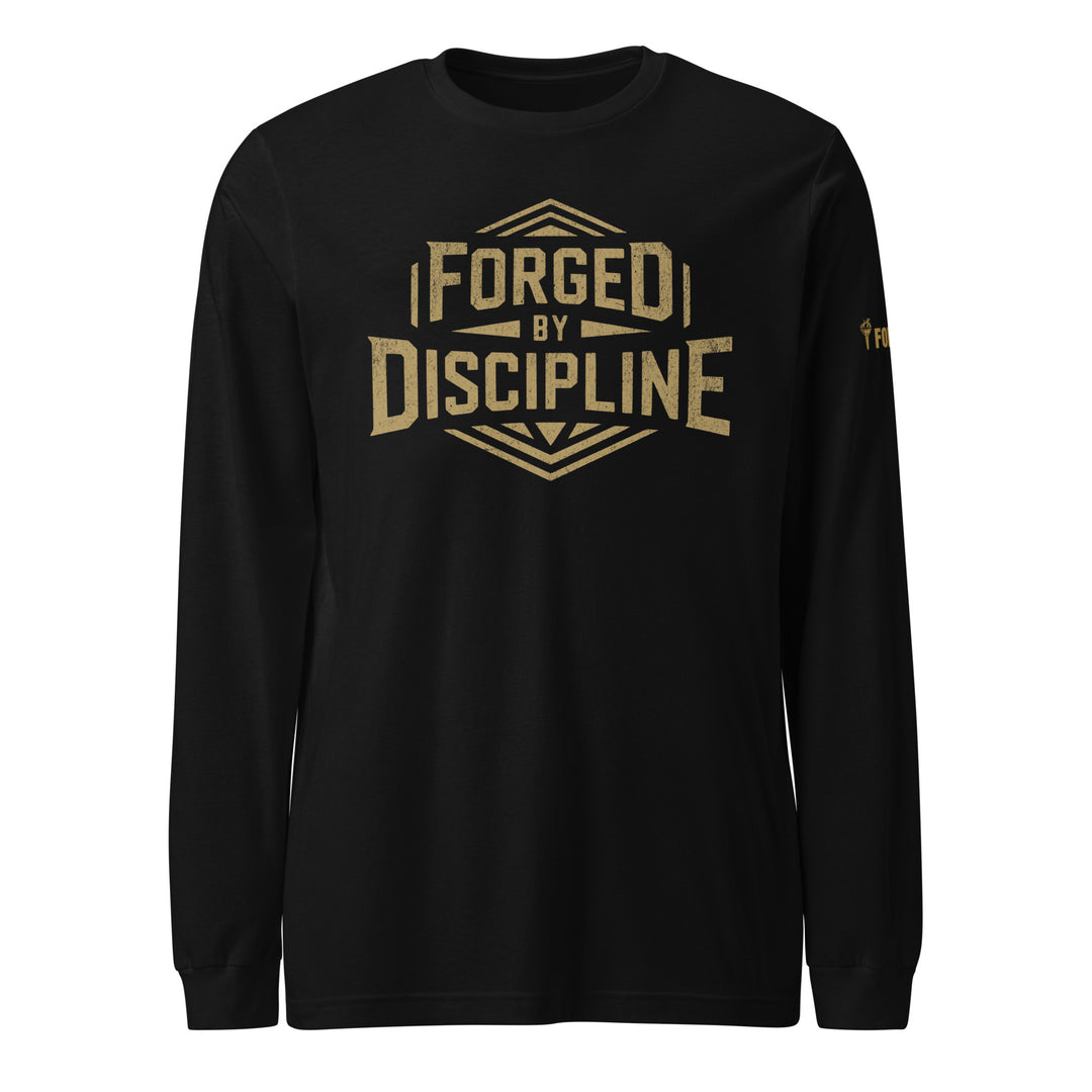 Forged By Discipline - Long Sleeve Tee-Fortem Apparel