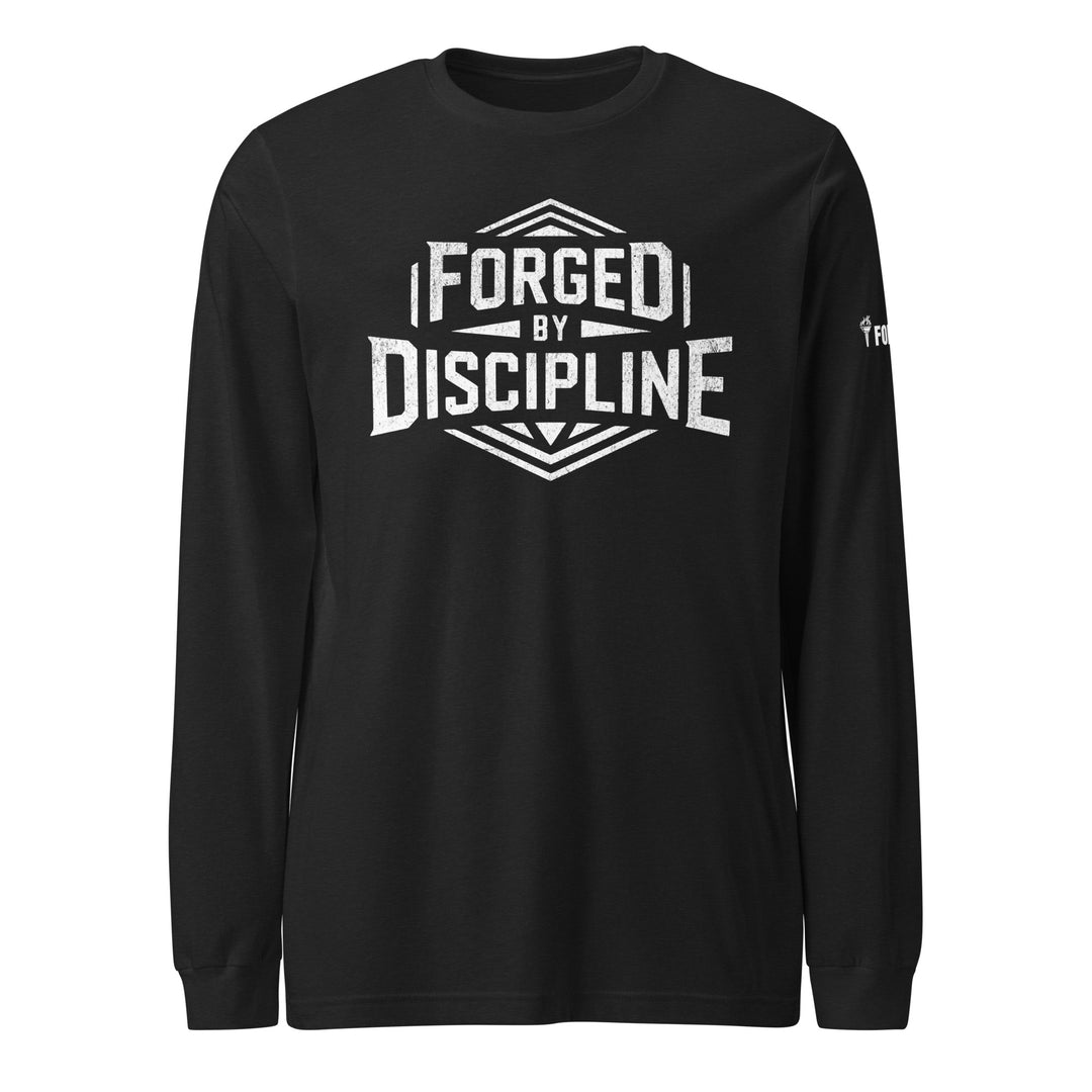 Forged By Discipline - Long Sleeve Tee-Fortem Apparel