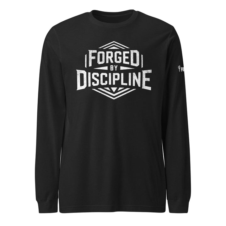 Forged By Discipline - Long Sleeve Tee-Fortem Apparel