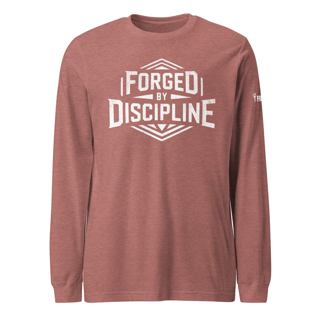 Forged By Discipline - Long Sleeve Tee-Fortem Apparel