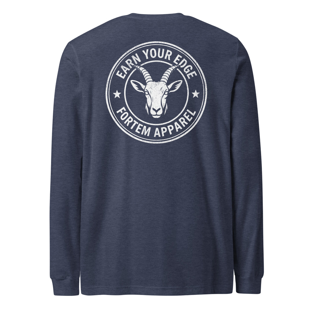 Earn Your Edge - Long Sleeve Tee-Fortem Apparel