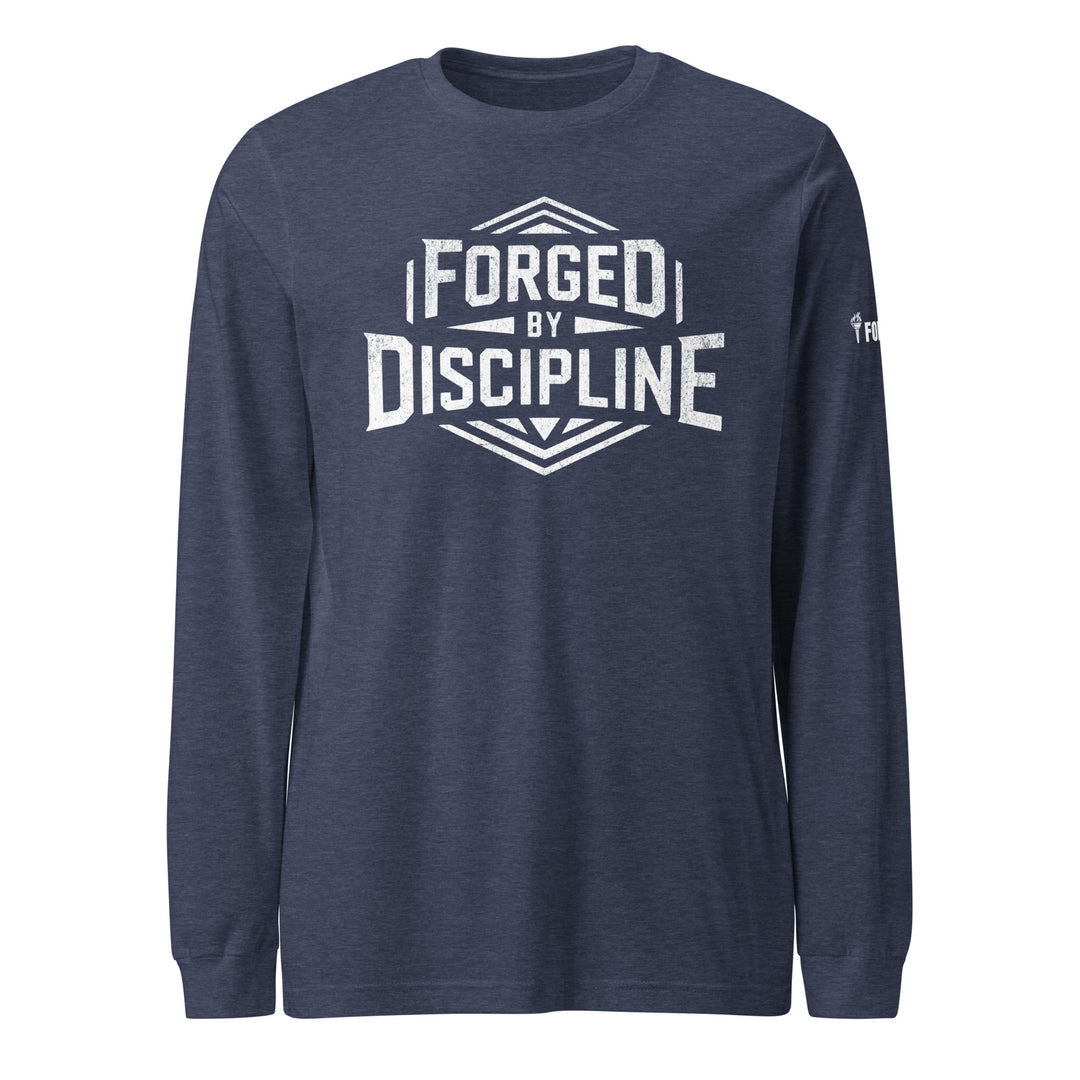 Forged By Discipline - Long Sleeve Tee-Fortem Apparel