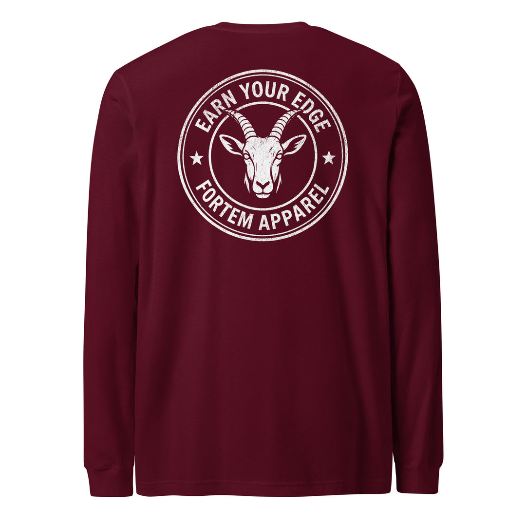 Earn Your Edge - Long Sleeve Tee-Fortem Apparel