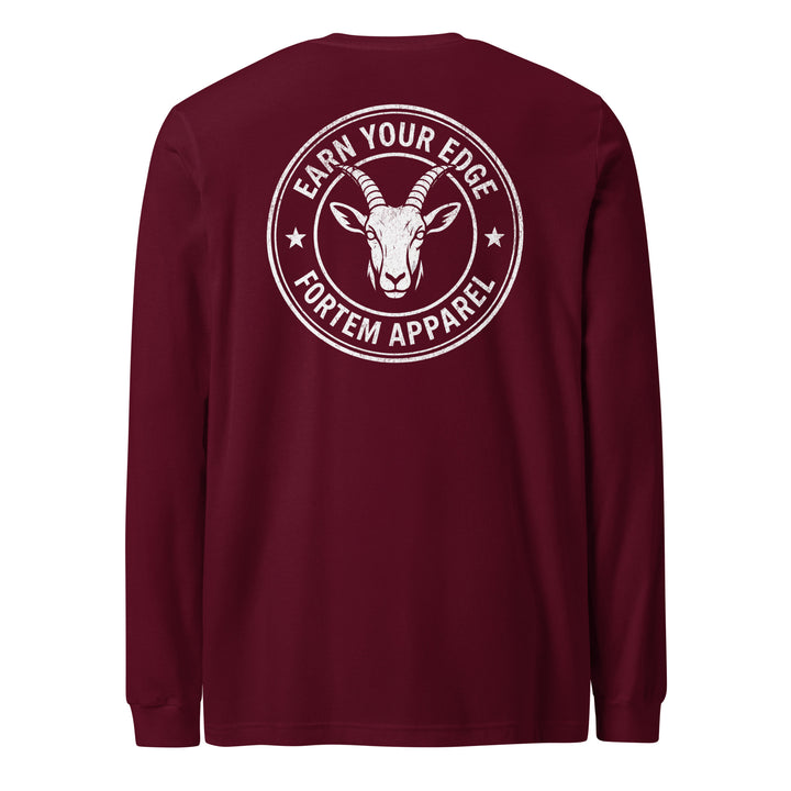 Earn Your Edge - Long Sleeve Tee-Fortem Apparel