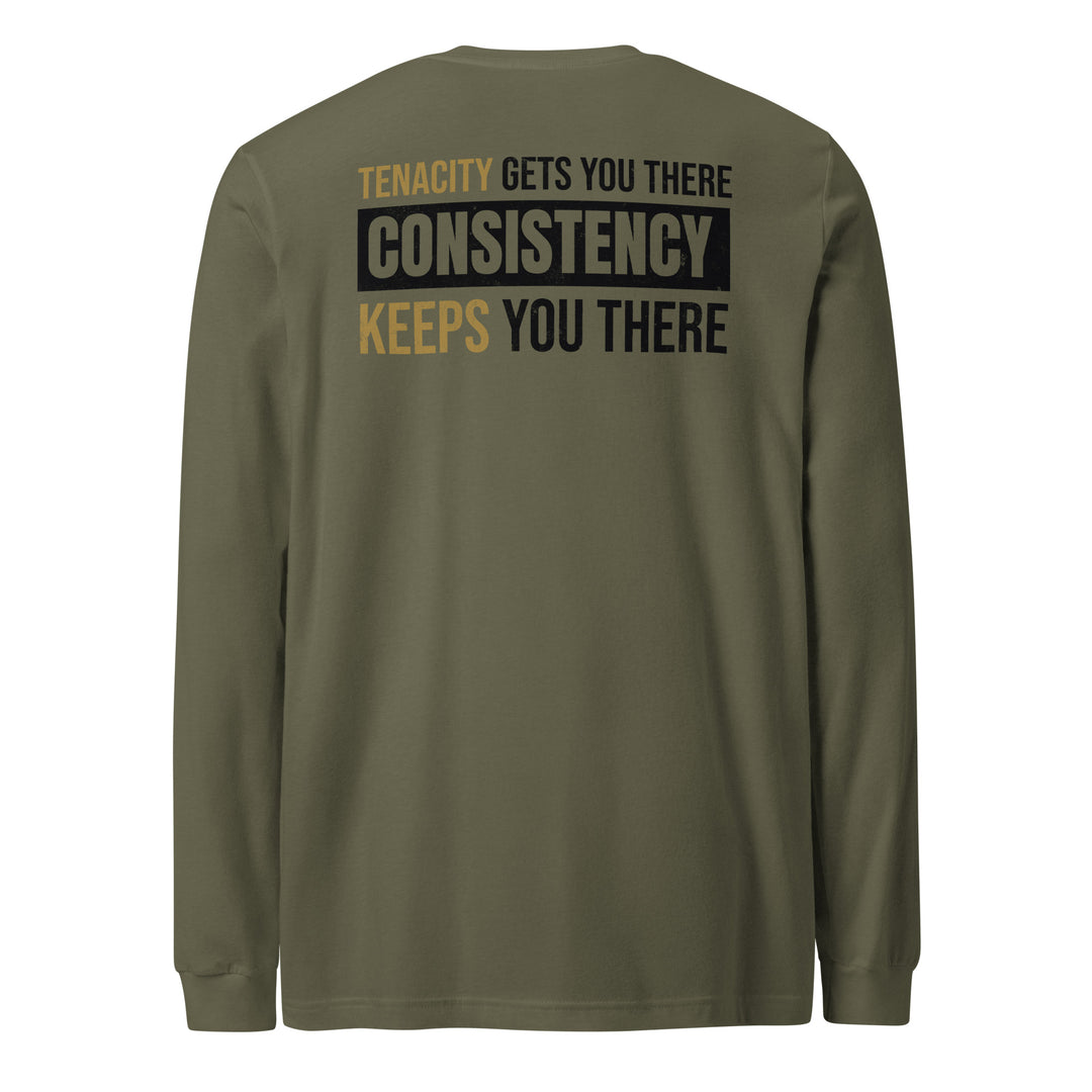 Consistency Keeps You There - Long Sleeve Tee-Fortem Apparel