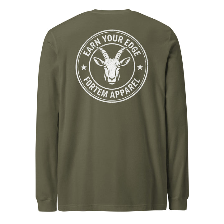 Earn Your Edge - Long Sleeve Tee-Fortem Apparel