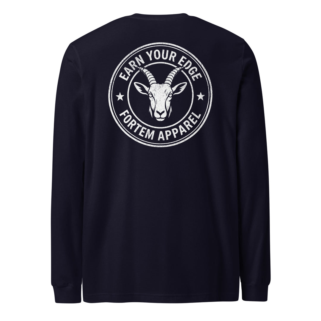 Earn Your Edge - Long Sleeve Tee-Fortem Apparel