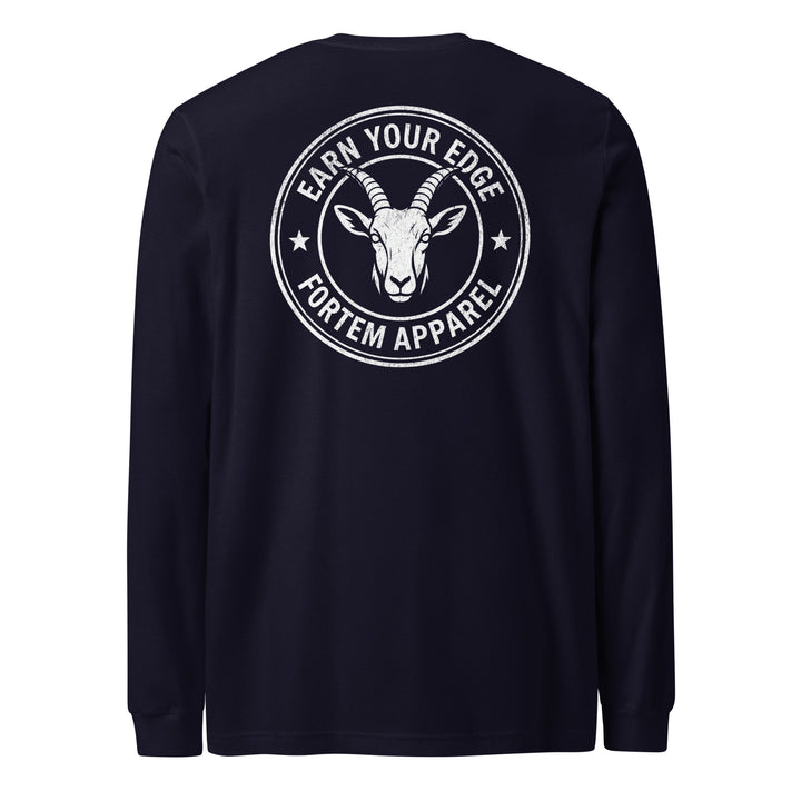 Earn Your Edge - Long Sleeve Tee-Fortem Apparel