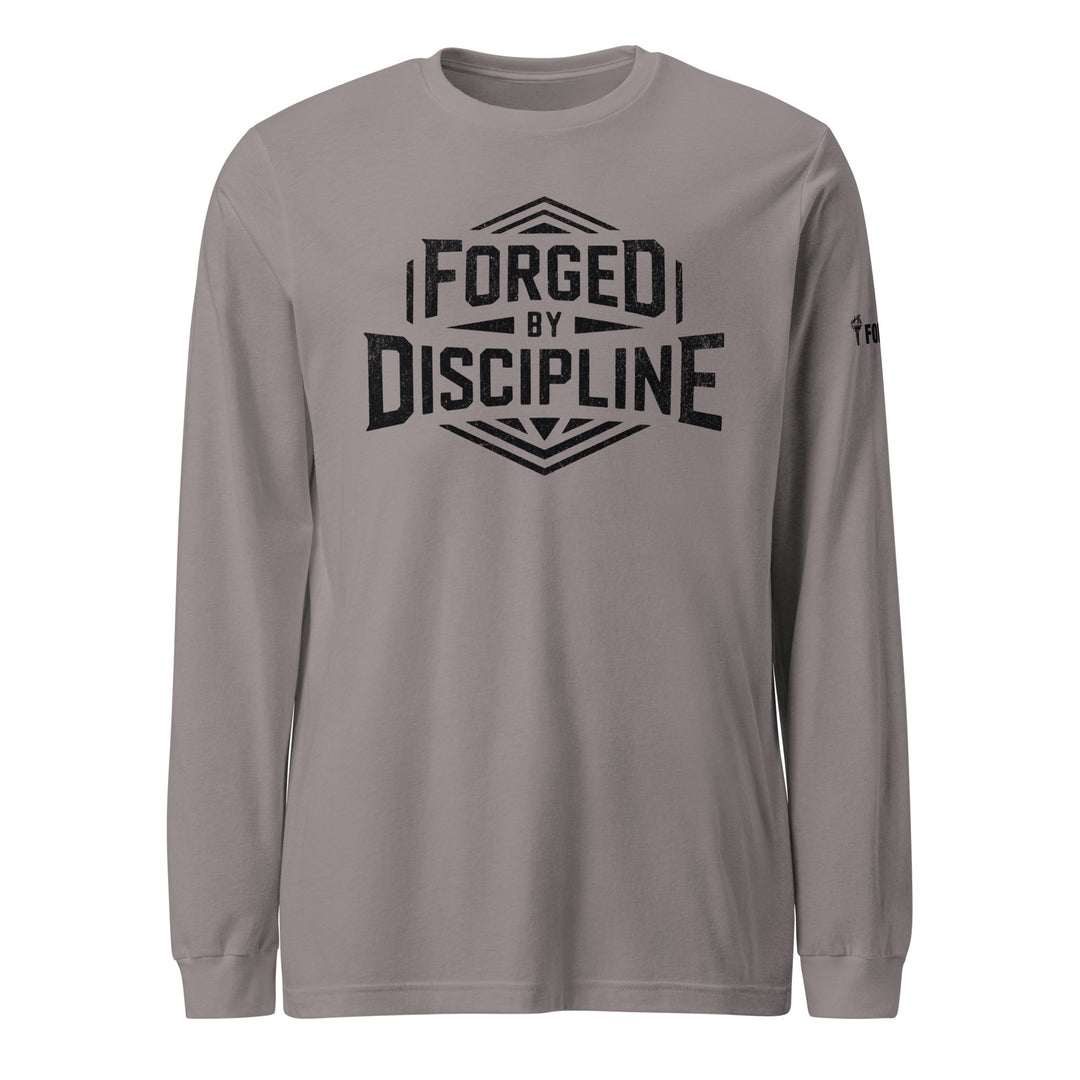 Forged By Discipline - Long Sleeve Tee-Fortem Apparel