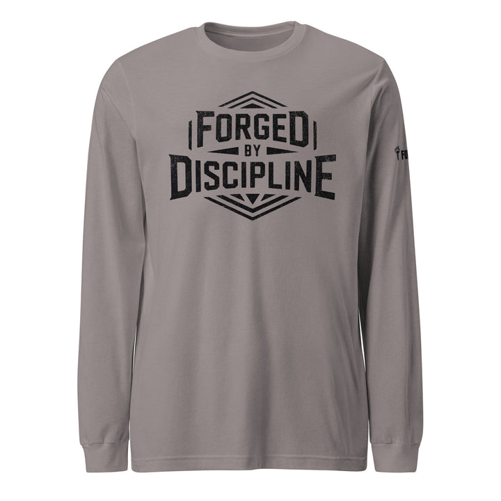 Forged By Discipline - Long Sleeve Tee-Fortem Apparel