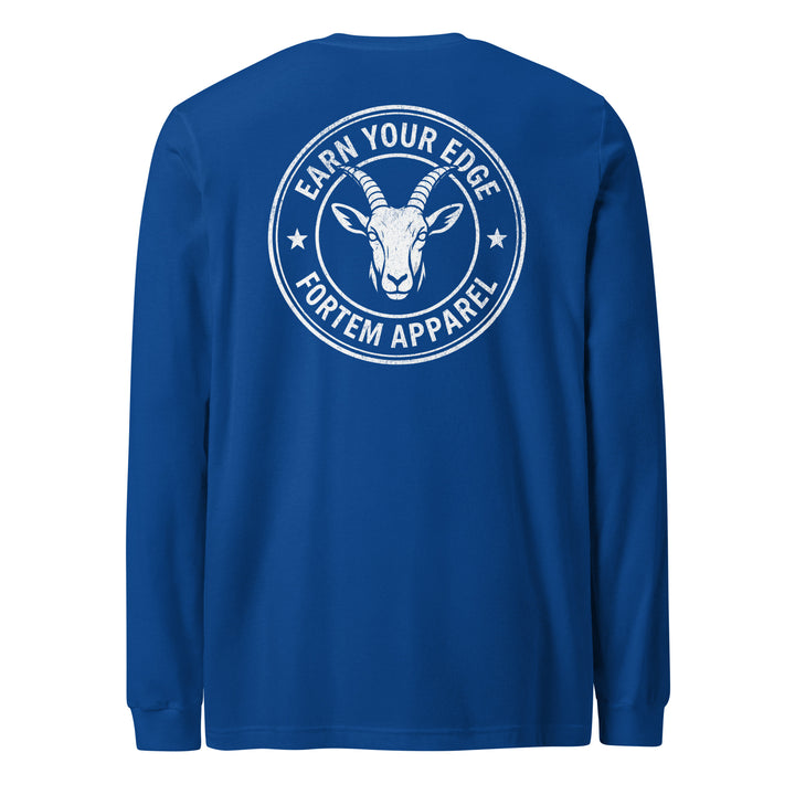 Earn Your Edge - Long Sleeve Tee-Fortem Apparel