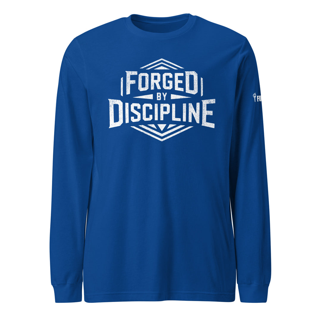 Forged By Discipline - Long Sleeve Tee-Fortem Apparel