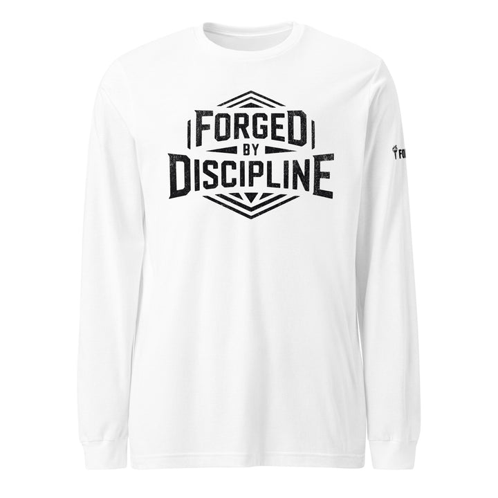 Forged By Discipline - Long Sleeve Tee-Fortem Apparel