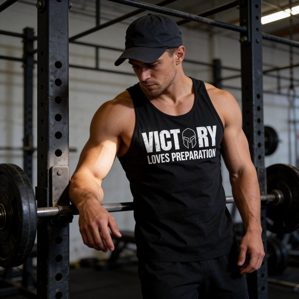 Victory Loves Preparation - Tank-Fortem Apparel